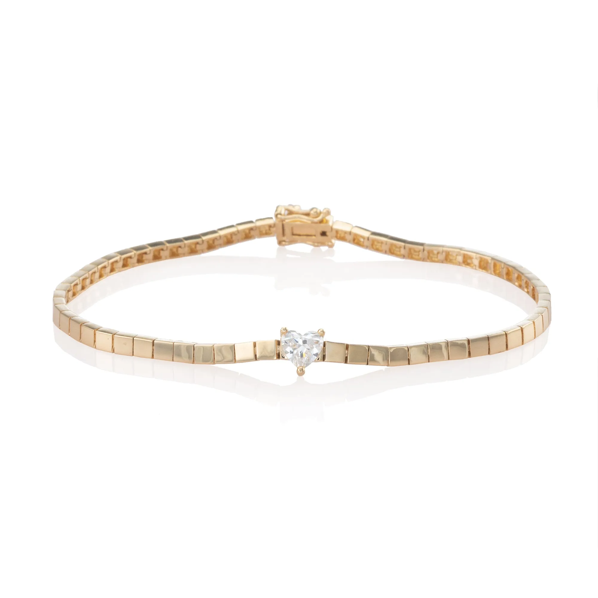 Vega Heart Diamond Bracelet