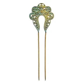 Verdigris Nia Hairpin