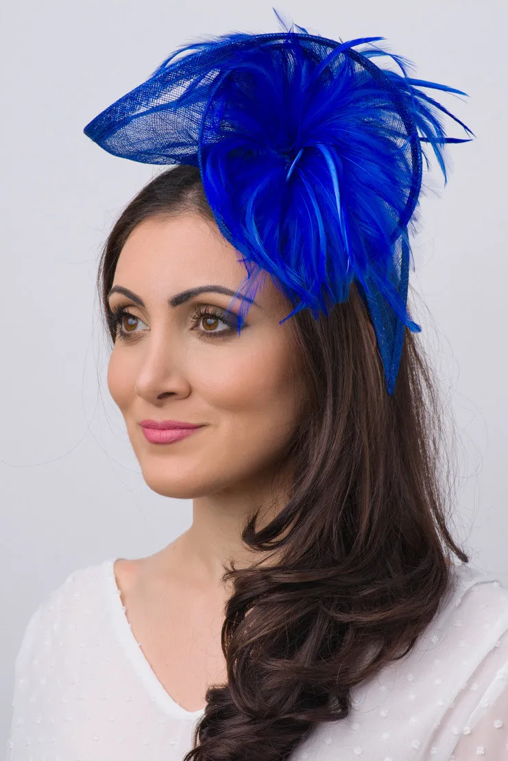 Victoria Fascinator - Royal Blue