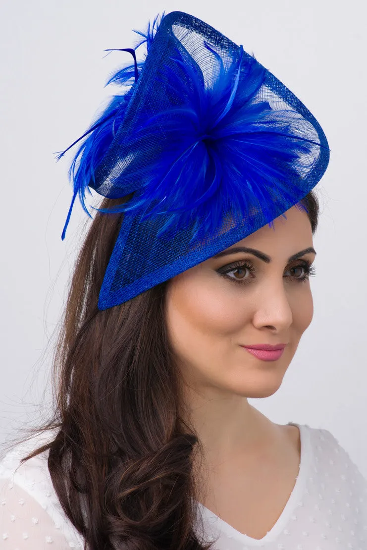 Victoria Fascinator - Royal Blue