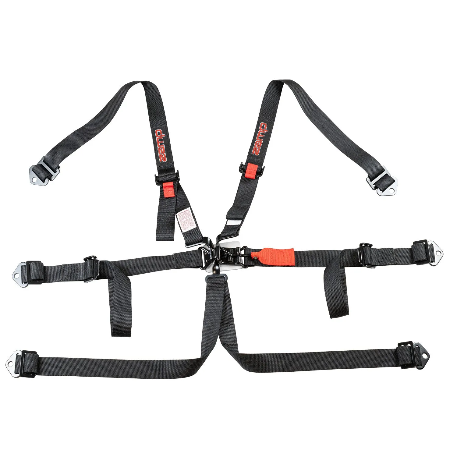 Zamp 6 Point Racing Harness 2" Pull-Up/Pull-In SFI 16.1