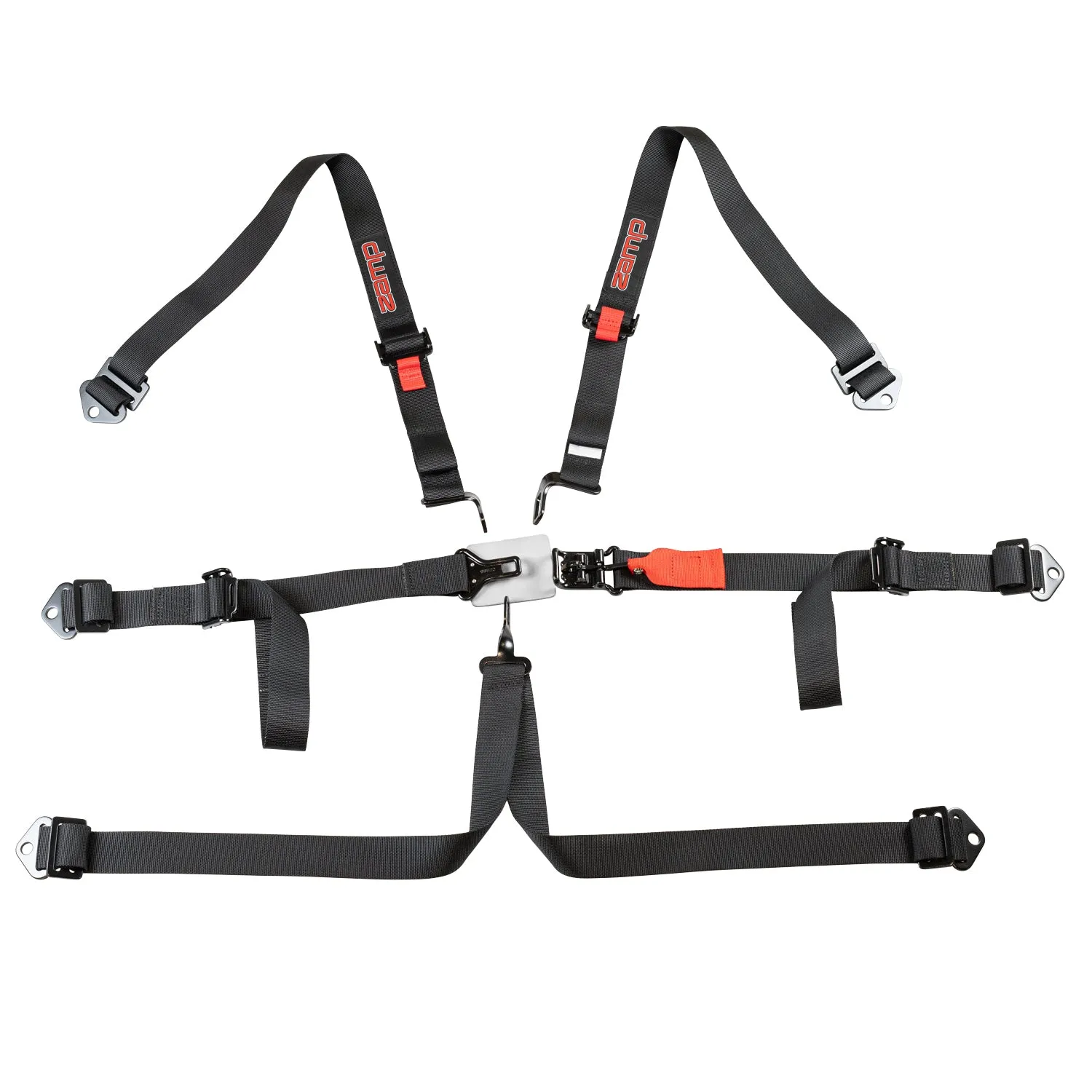 Zamp 6 Point Racing Harness 2" Pull-Up/Pull-In SFI 16.1